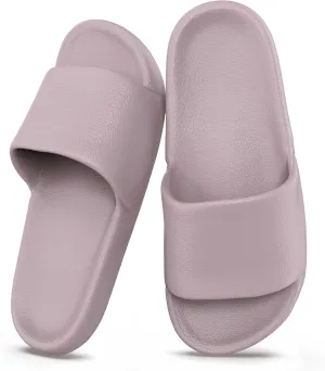 Non-Slip Shower Shoes for Men & Women - House Slippers with Arch Support Quick-Drying, Non-Slip - Cloud Slides Sandals Pool - Perfect for Home, Beach, and Travel