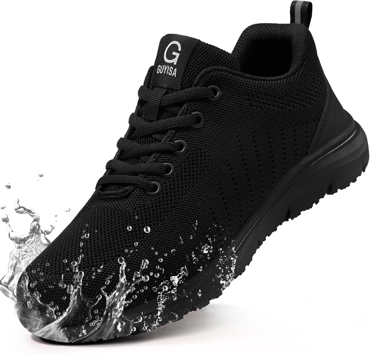 Non Slip Work Shoes for Men Women Breathable Mens Work Shoes Lightweight Water Resistant Walking Sneakers Chef Kitchen Slip Resistant Comfortable Restaurant Food Service Sneakers Casual