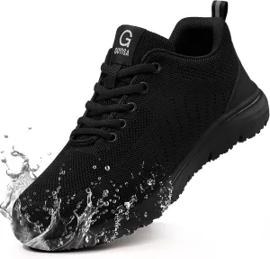 Non Slip Work Shoes for Men Women Breathable Mens Work Shoes Lightweight Water Resistant Walking Sneakers Chef Kitchen Slip Resistant Comfortable Restaurant Food Service Sneakers Casual