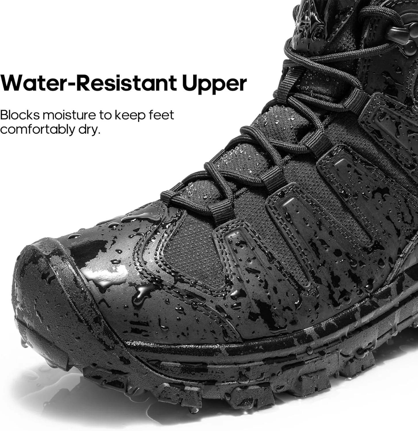 NORTIV 8 Men's Mid Hiking Boots Waterproof Outdoor Trekking Backpacking Camping Shoes