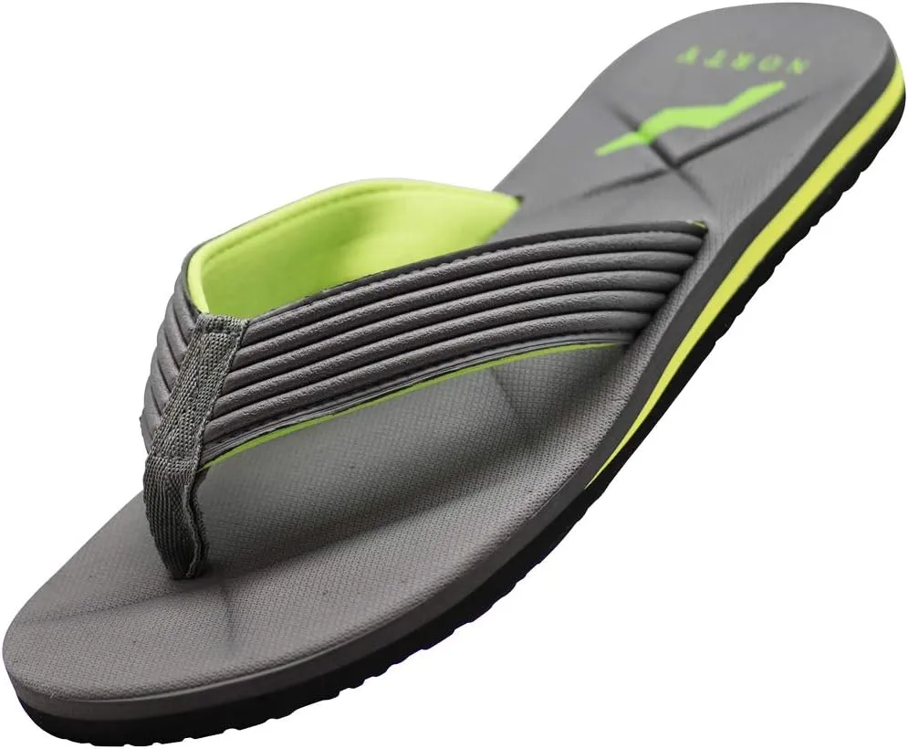 NORTY Men's Thong Sandals - Comfortable Flip Flops for Men - Perfect for Beach, Pool, and Casual Wear