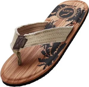 NORTY Thong Flip Flops for Men - Footwear for Summer - Comfortable Sandals - Men's Flip Flops
