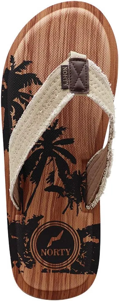 NORTY Thong Flip Flops for Men - Footwear for Summer - Comfortable Sandals - Men's Flip Flops