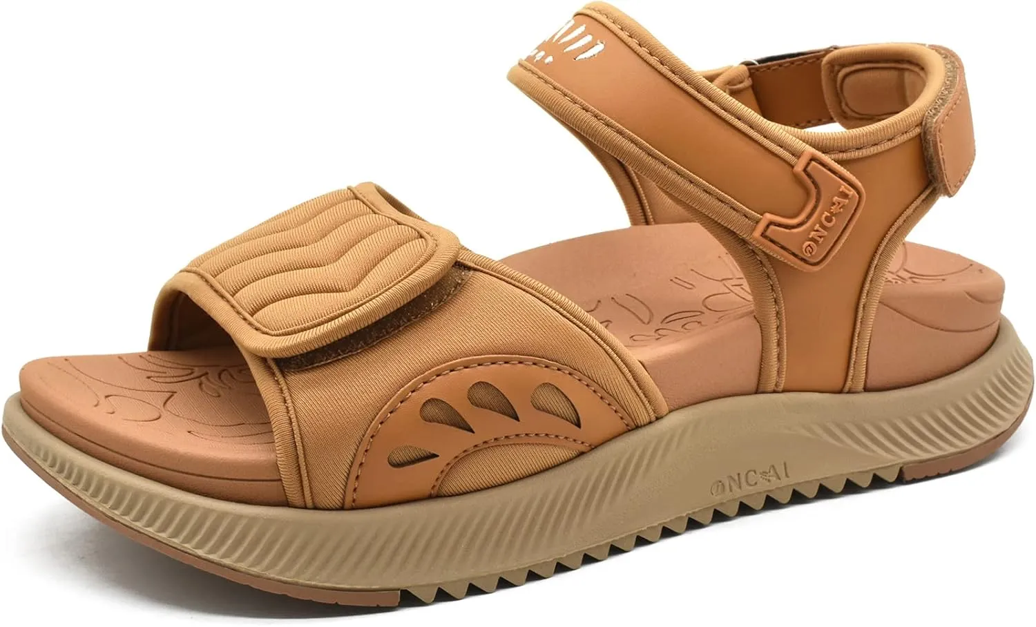 ONCAI Walking Sandals Women,Arch Support Hiking Sandals with Orthotic Outdoor Footbed for Plantar Fasciitis,Water Athletic Platform Sandalias Mujer with 3 Adjustable Strap (US Size 6-12)