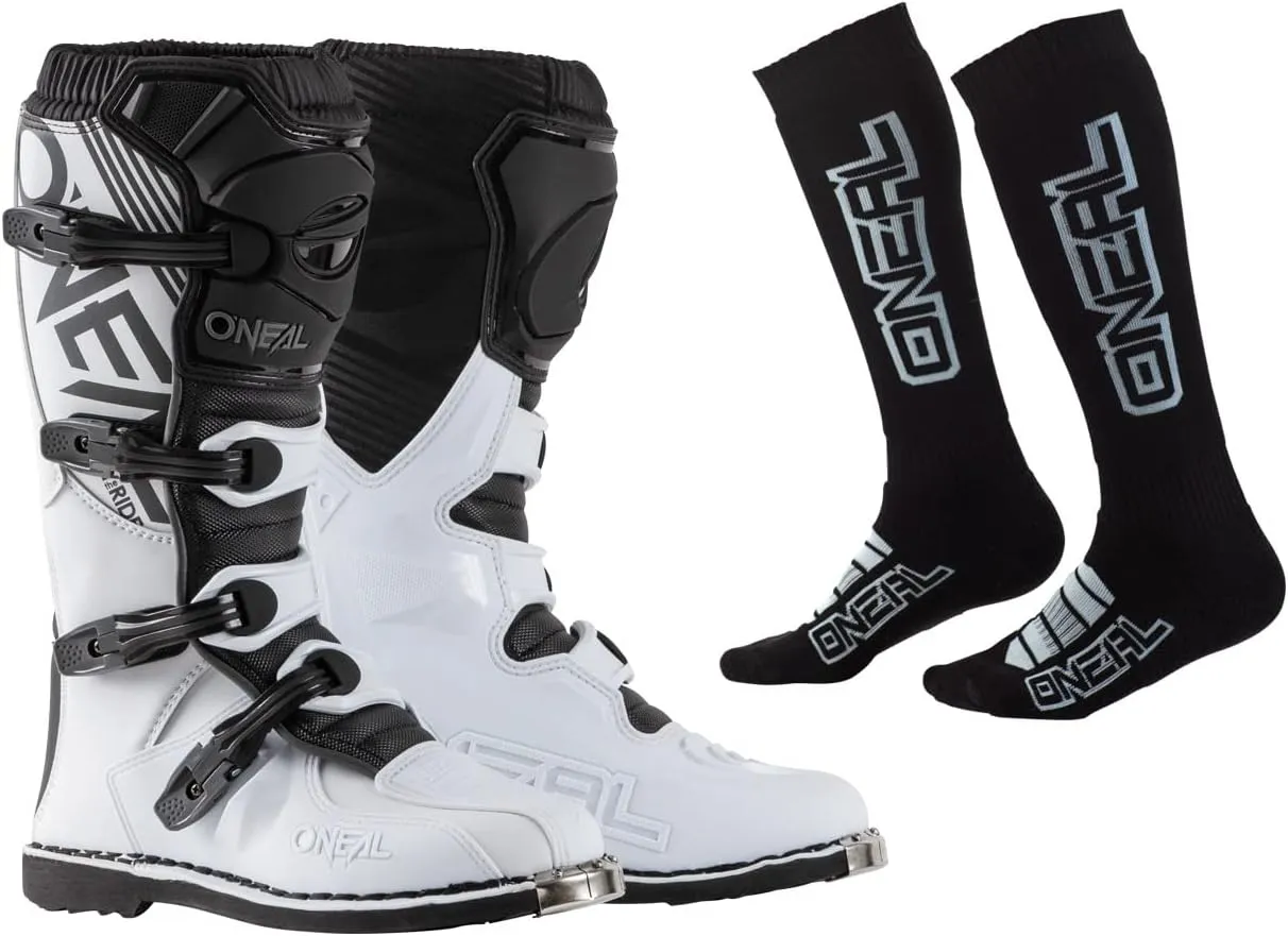 O'NEAL Element Boots with Pro MX Socks Combo