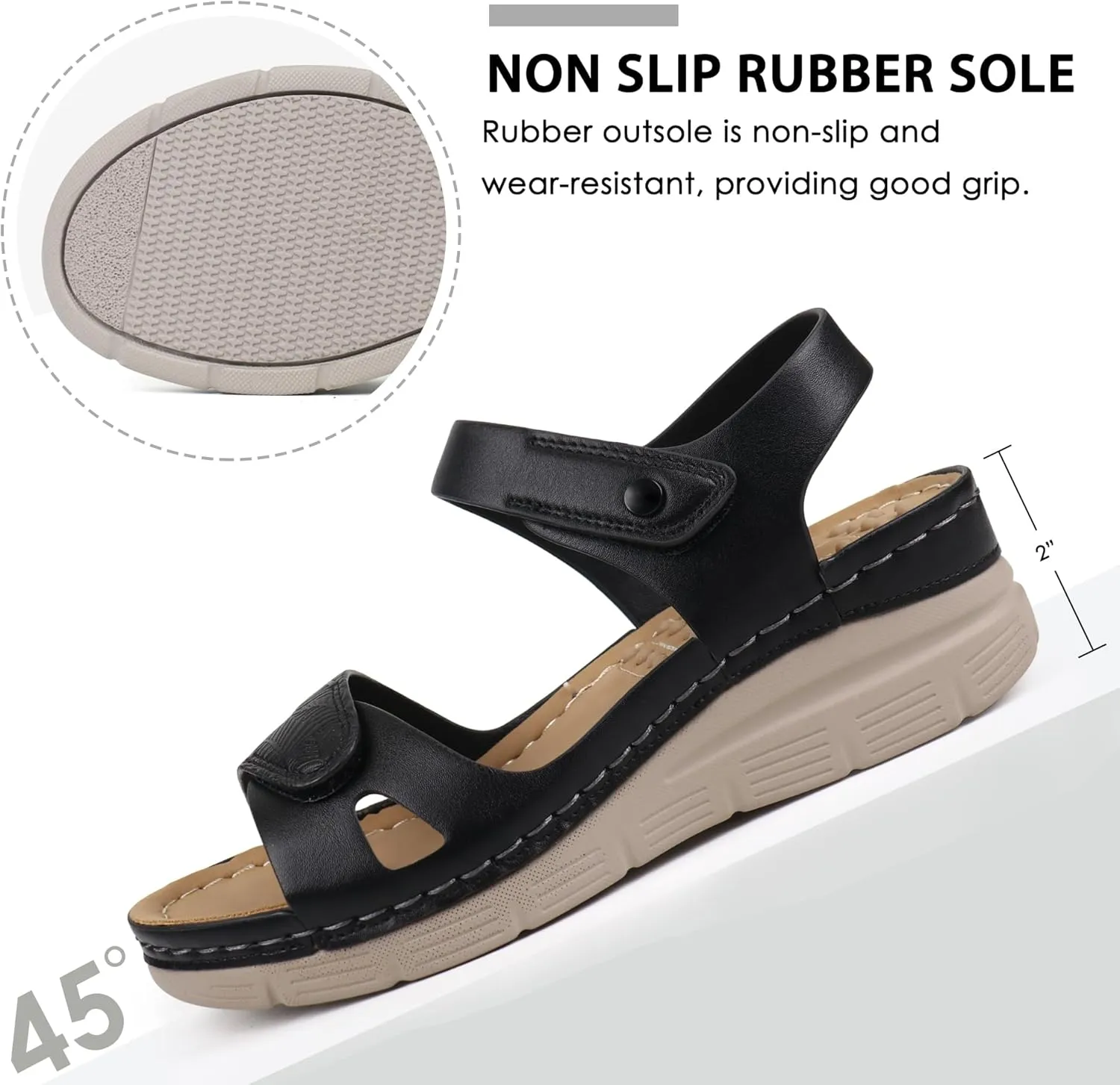 Ortho rest Women Arch Support Walking Sandals Comfortable Orthotic Sandals