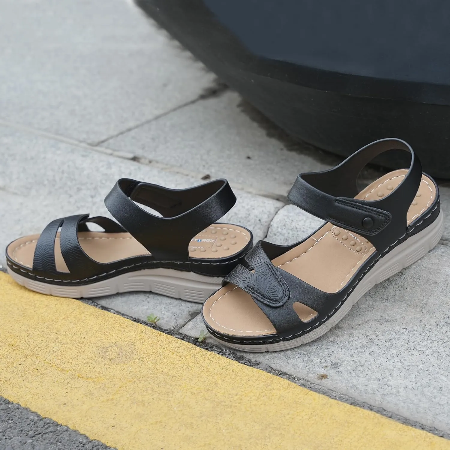 Ortho rest Women Arch Support Walking Sandals Comfortable Orthotic Sandals