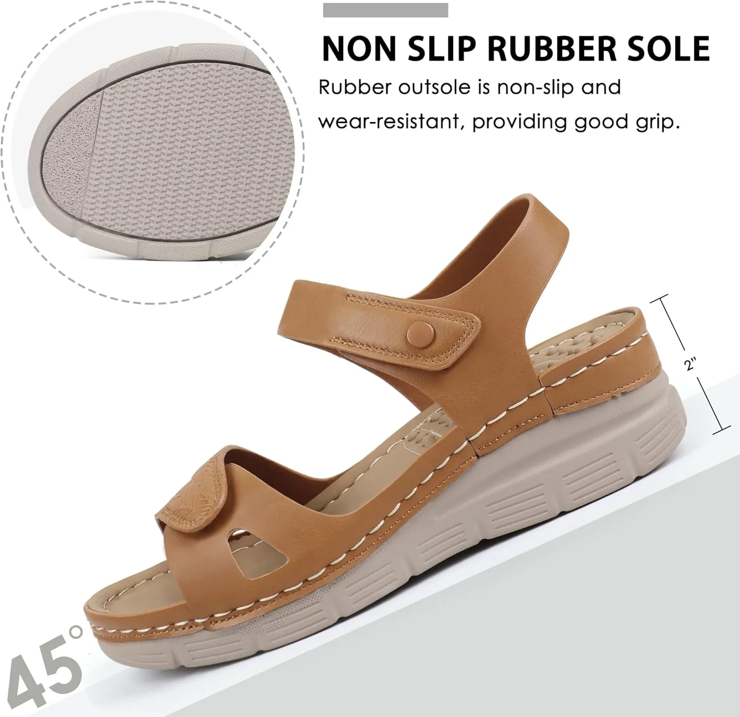 Ortho rest Women Arch Support Walking Sandals Comfortable Orthotic Sandals