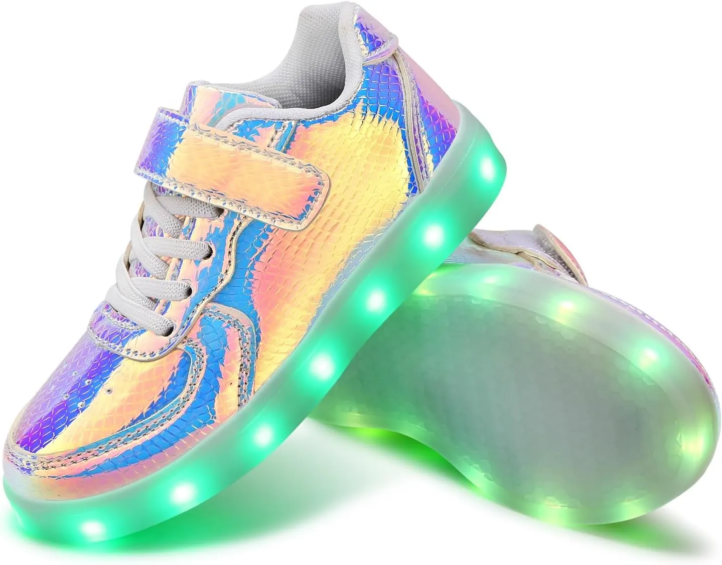 Padgene Kids LED Light Up Shoes USB Rechargeable Unisex Boys Girls LED Sneakers Cool Flashing Low Top Sneakers Luminous Shoes