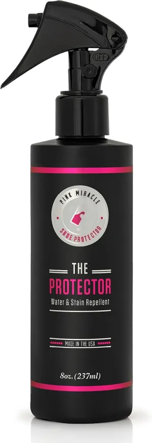 Pink Miracle The Protector Water and Stain Fabric Guard Repellent Spray for Shoes