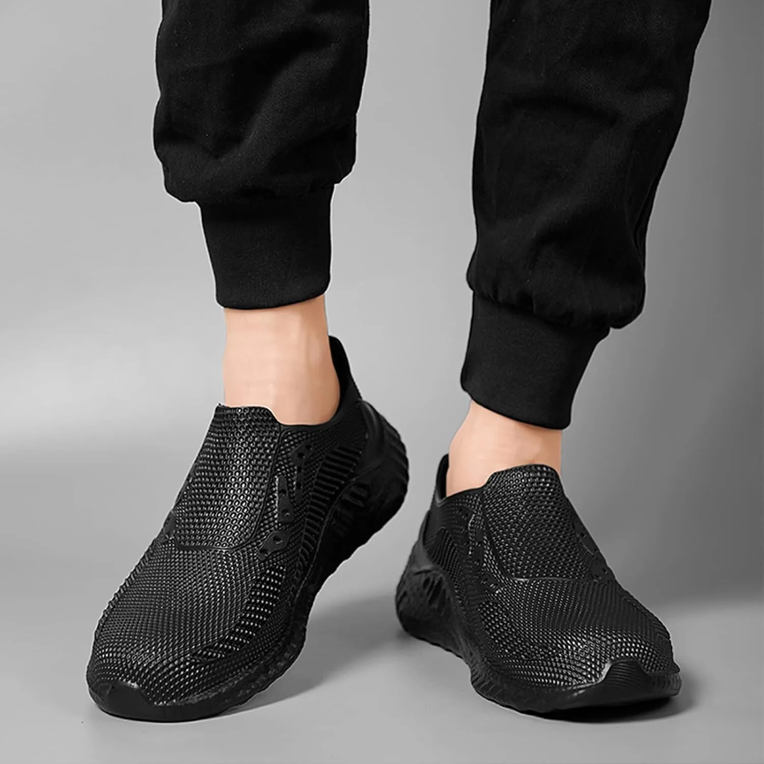 Professional Chef Clogs for Men Non Slip Oil Water Resistant Food Service Work Sneakers Comfort Casual Shoes