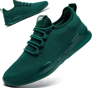 QIJGS Mens Running Shoes Sport Athletic Gym Sneakers Mesh Lightweight Tennis Fashion Workout Casual Shoes
