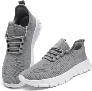 QIJGS Running Shoes for Men Gym Tennis Athletic Mesh Sneakers Lightweight Sports Fashion Workout Casual Shoes