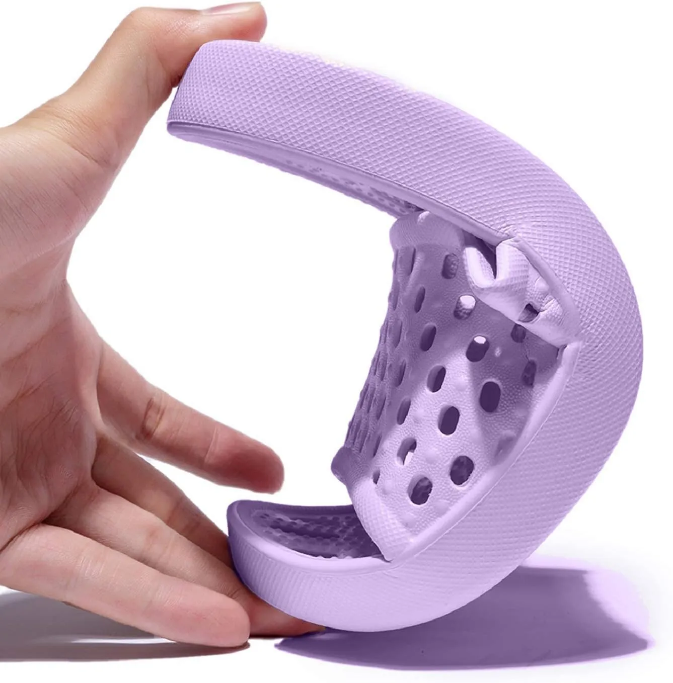 Ranberone Shower Shoes Women Quick Drying Non Slip College Dorm House Shower Sandals with Holes