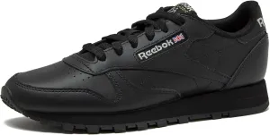 Reebok Classic Leather Sneakers for Women - Black or White Tennis Shoes Womens Size 5 to 12