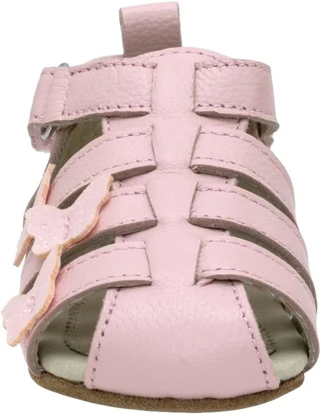 Robeez First Kicks Baby Girl and Unisex Sandals for Infant/Toddlers - 0-24 Months