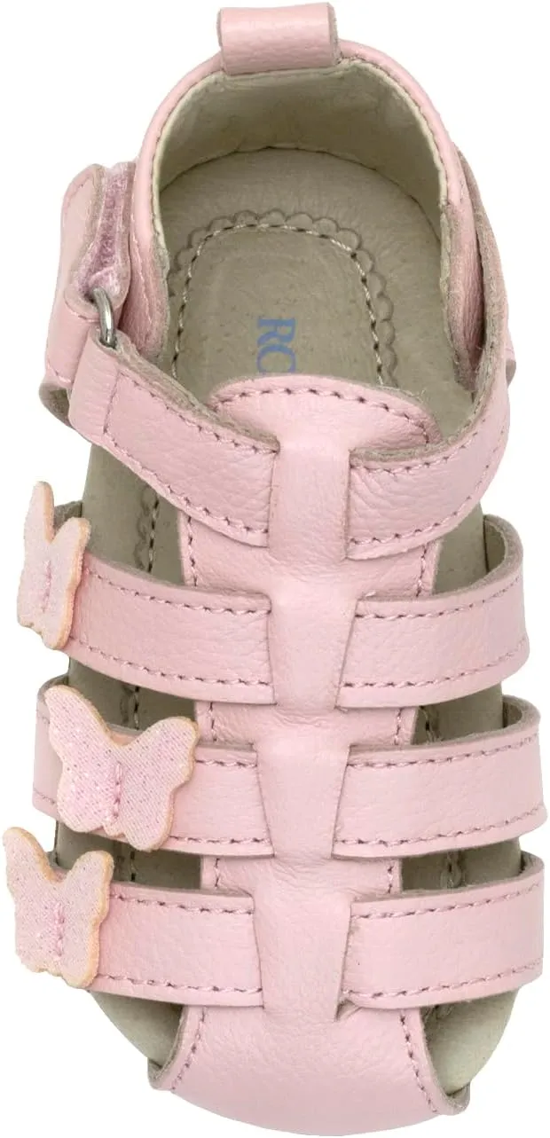 Robeez First Kicks Baby Girl and Unisex Sandals for Infant/Toddlers - 0-24 Months