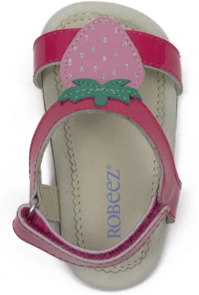 Robeez First Kicks Baby Girl and Unisex Sandals for Infant/Toddlers - 0-24 Months