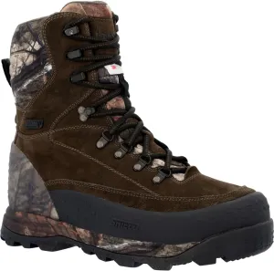Rocky Men's Blizzard Stalker Max 9" Waterproof Insulated Hunting Boots, 1,400 Gram Mossy Oak Country DNA 12D (Medium)
