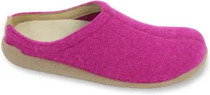 Sanita Lodge Slide Slipper Clogs for Men & Women - Removable Footbed, Made of Natural Wool Slip On Mules - Charcoal