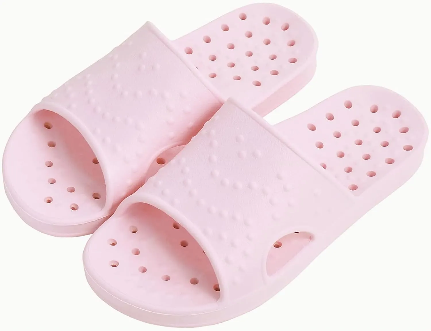 shevalues Shower Shoes for Women with Arch Support Quick Drying Pool Slides Lightweight Beach Sandals with Drain Holes