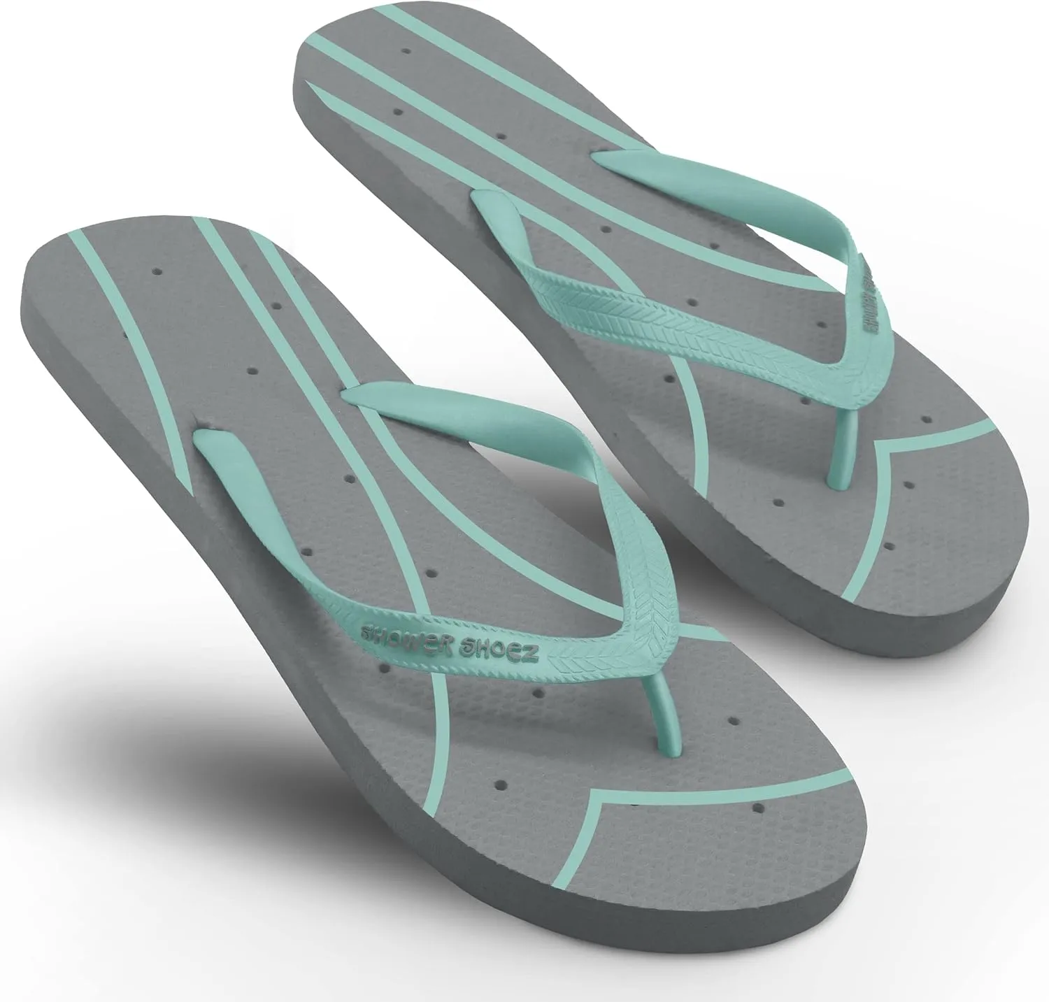 Shower Shoez Women's Non-Slip Pool Dorm Water Sandals Flip Flops