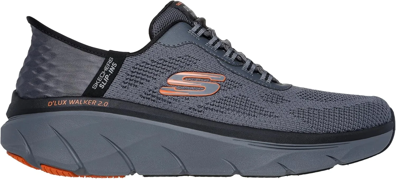 Skechers Men's Slip-Ins RF D'Lux Walker 2.0 Rezinate Sneaker