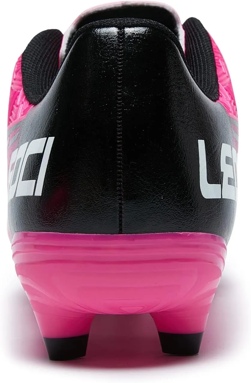 Soccer Cleats for Men's and Women's Outdoor Unisex Football Shoes Firm Rugby Boots