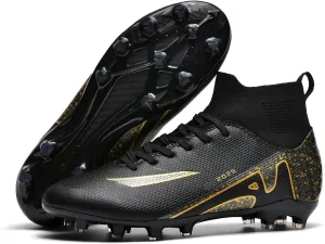 Soccer Cleats for Womens Mens Outdoor Unisex Turf Shoes Youth Rugby Shoes Adult AG FG TF Football Boots Wide Training Sneaker