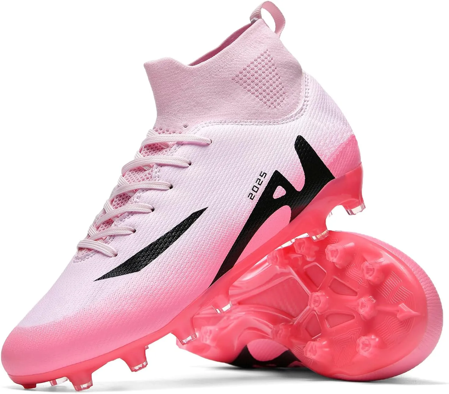 Soccer Cleats for Womens Mens Outdoor Unisex Turf Shoes Youth Rugby Shoes Adult AG FG TF Football Boots Wide Training Sneaker