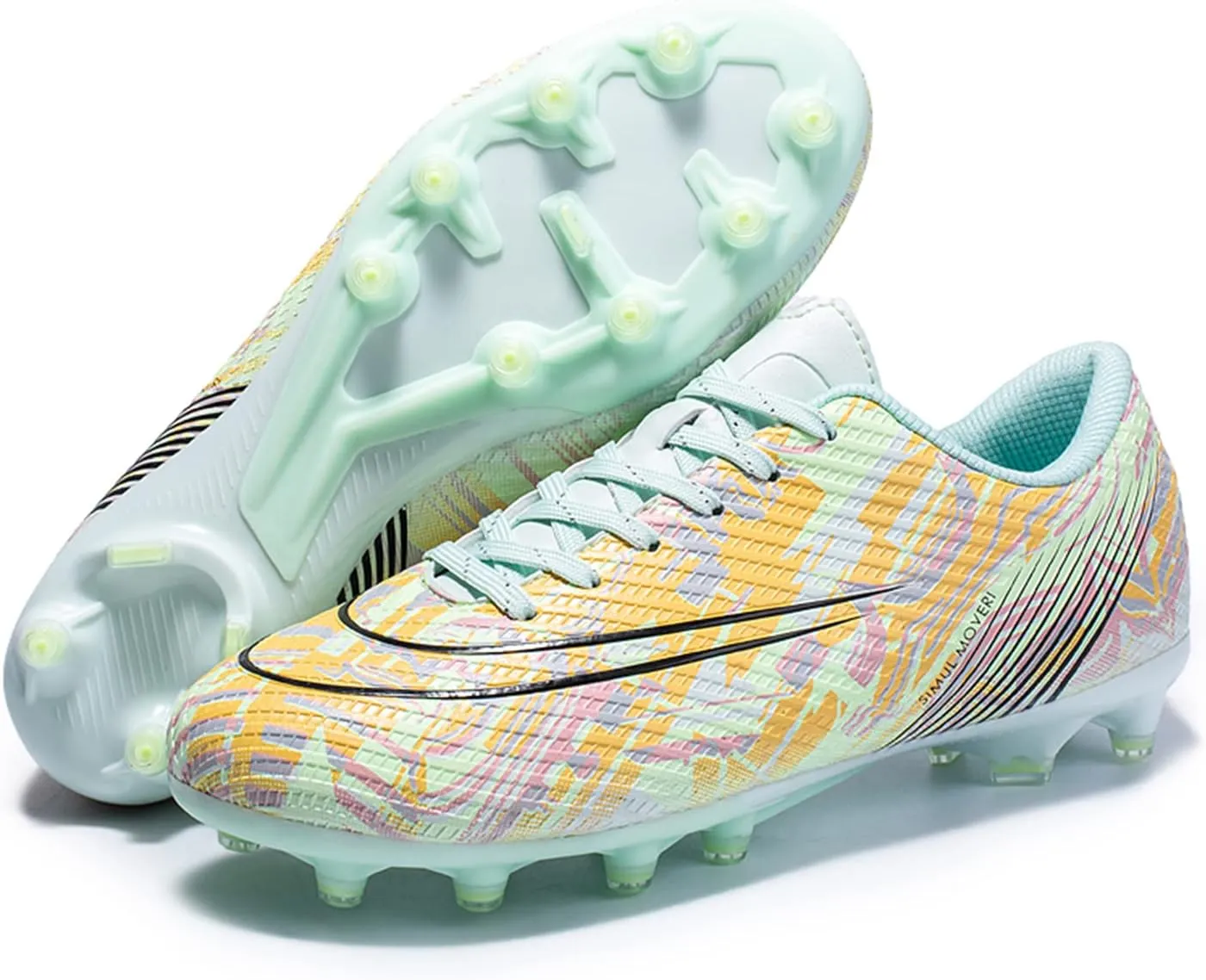Soccer Cleats Men's Soccer Shoes Boys' Soccer Shoes Fg/ag Spikes Outdoor Professional Football Shoes Indoor Training Turf Soccer Shoe Unisex