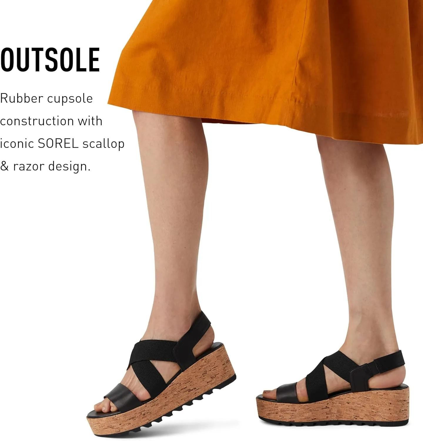 Sorel Women's Cameron Flatform Slingback Sandals