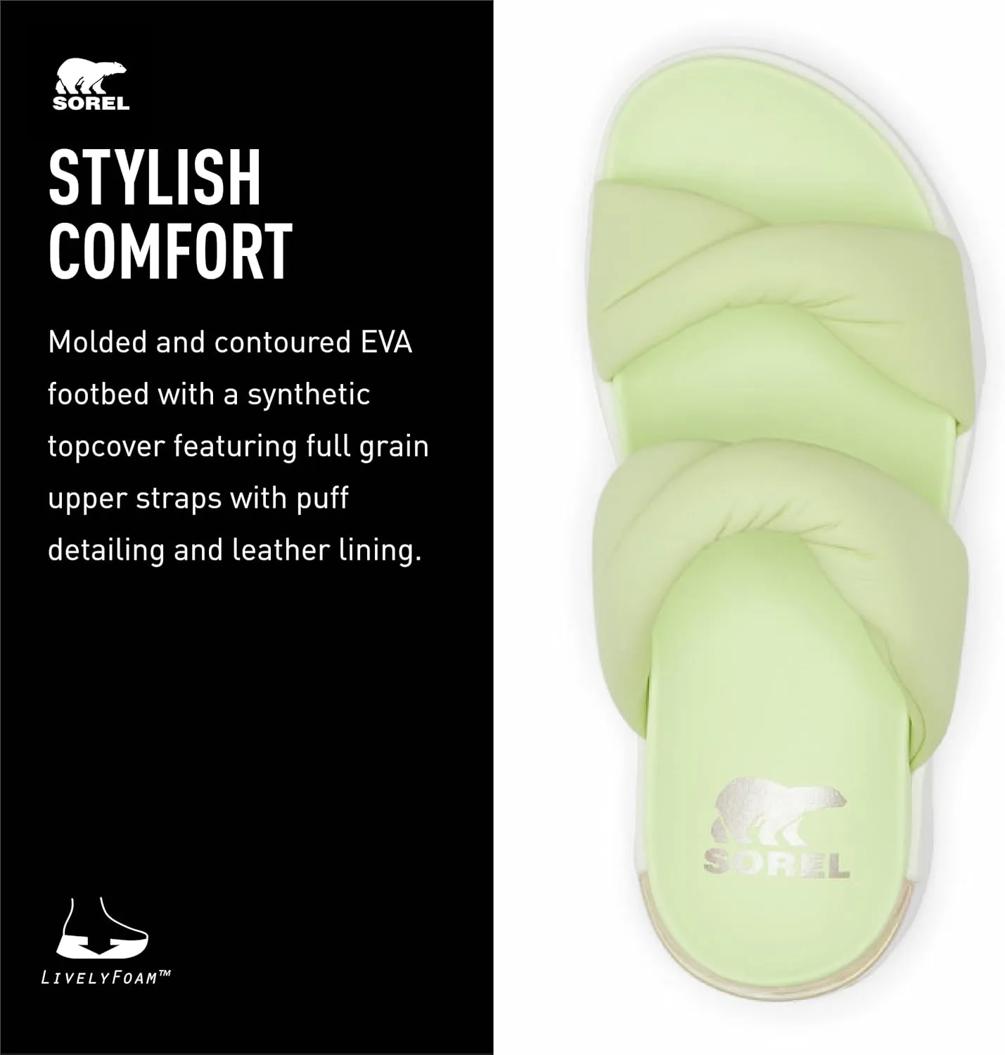 Sorel Women's Viibe Twist Slide Sandals