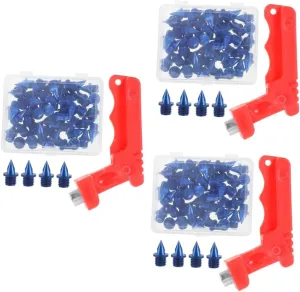 Sosoport 2 Sets Stud Set Field Sprinting Spikes Track Shoes Spike high Jumping Spikes Sports Short Shoes Spikes