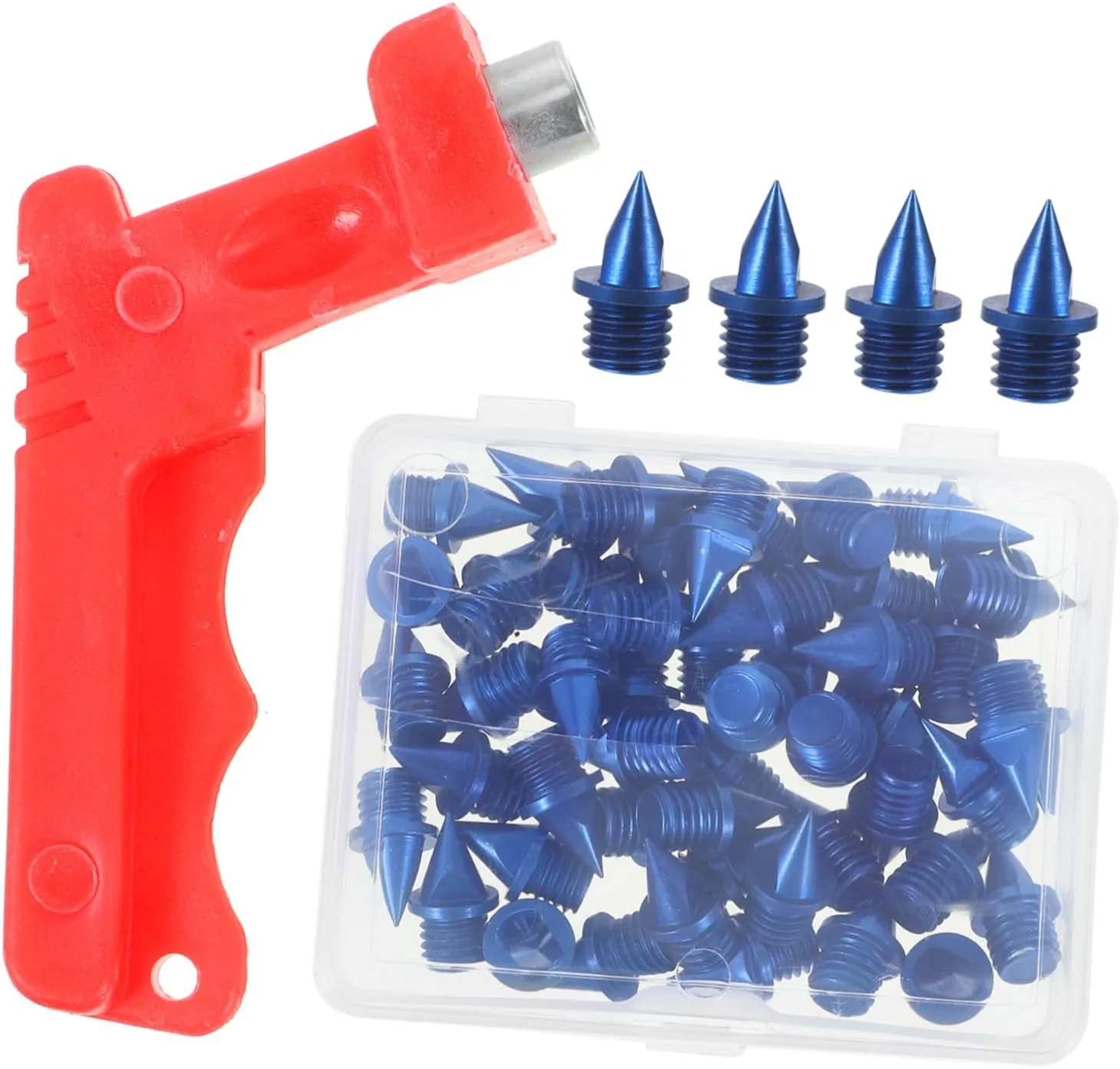 Sosoport 2 Sets Stud Set Field Sprinting Spikes Track Shoes Spike high Jumping Spikes Sports Short Shoes Spikes