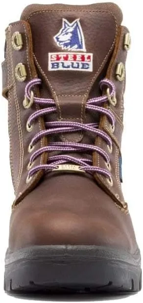 Steel Blue Women's Southern Cross Zip: Met/PR Midsole Steel Toe Work Boots, Oak