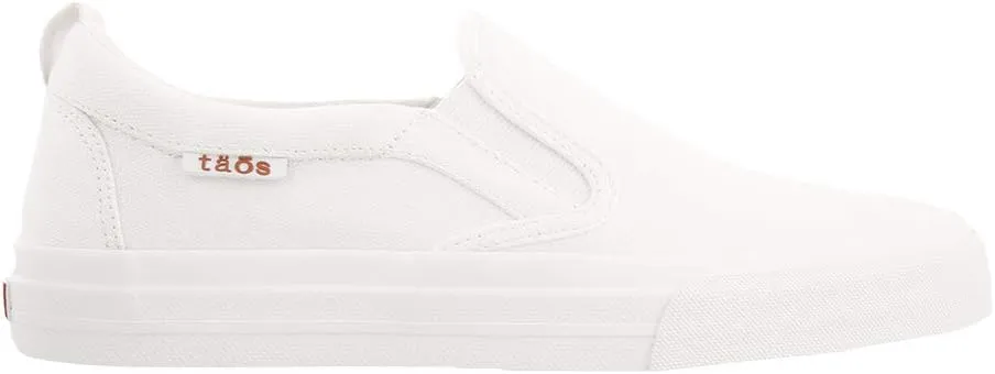 Taos Rubber Soul Slip-On Women's Sneaker - Fresh and Clean Canvas Design with Effortless Style, Removable Footbed and Arch Support - Elevated Comfort for All-Day Fashion