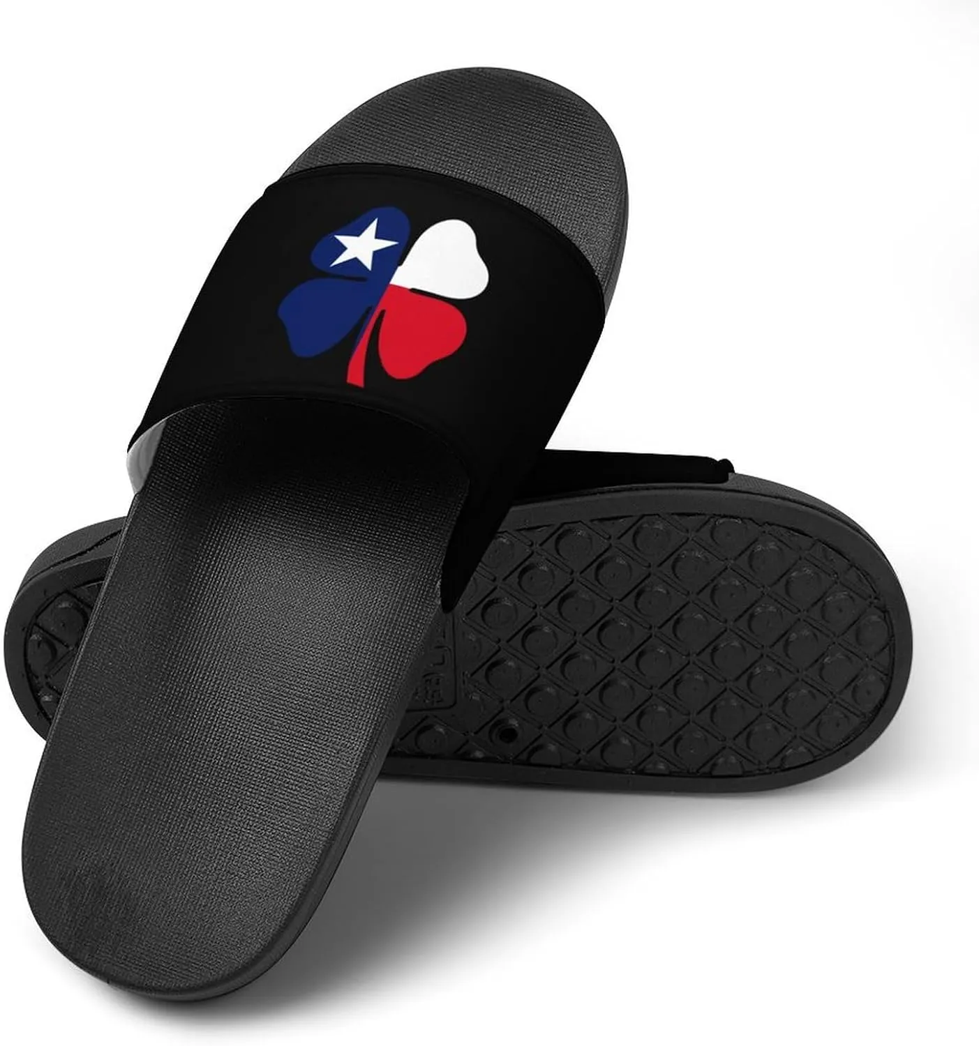 Texas Luck Clover Shower Sandals Home Slippers Non-Slip Quick Drying Beach Bathroom Slipper