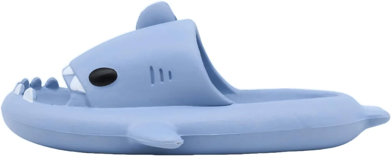 Toddler Shoes Shark Slippers Slides Sandals for 0-8yrs Kids Unisex for Girls and Boys Cloud Shower Slippers Garden Shoes Cartoon Slides Slip-Resistance Sandals Cushioned Thick Sole Beach Pool Slippers