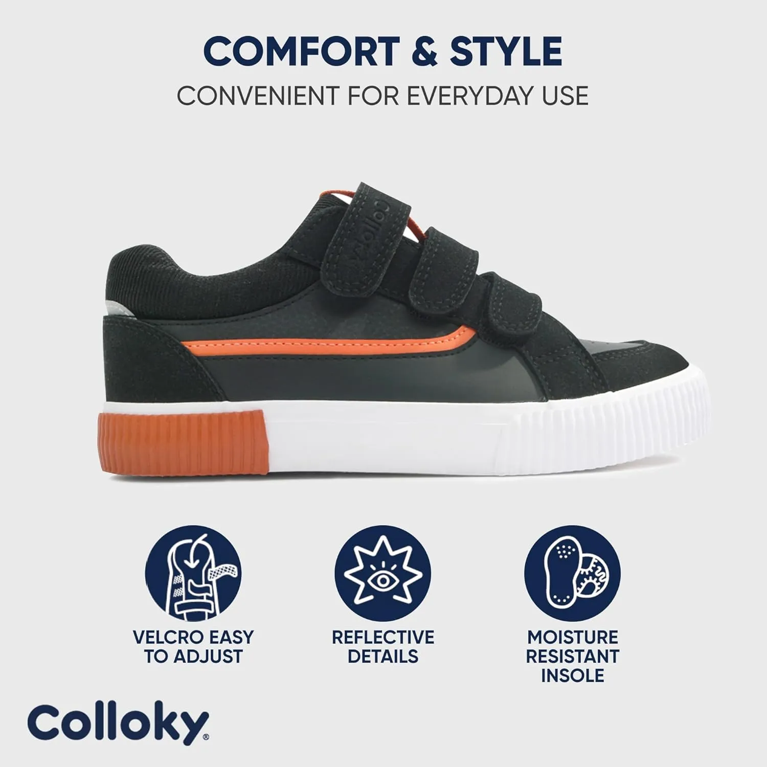 Toddler Sneakers for Girls - Lightweight Shoes with Soft Soles & Adjustable Strap, Arch Support & Breathable Design - Washable & Stylish
