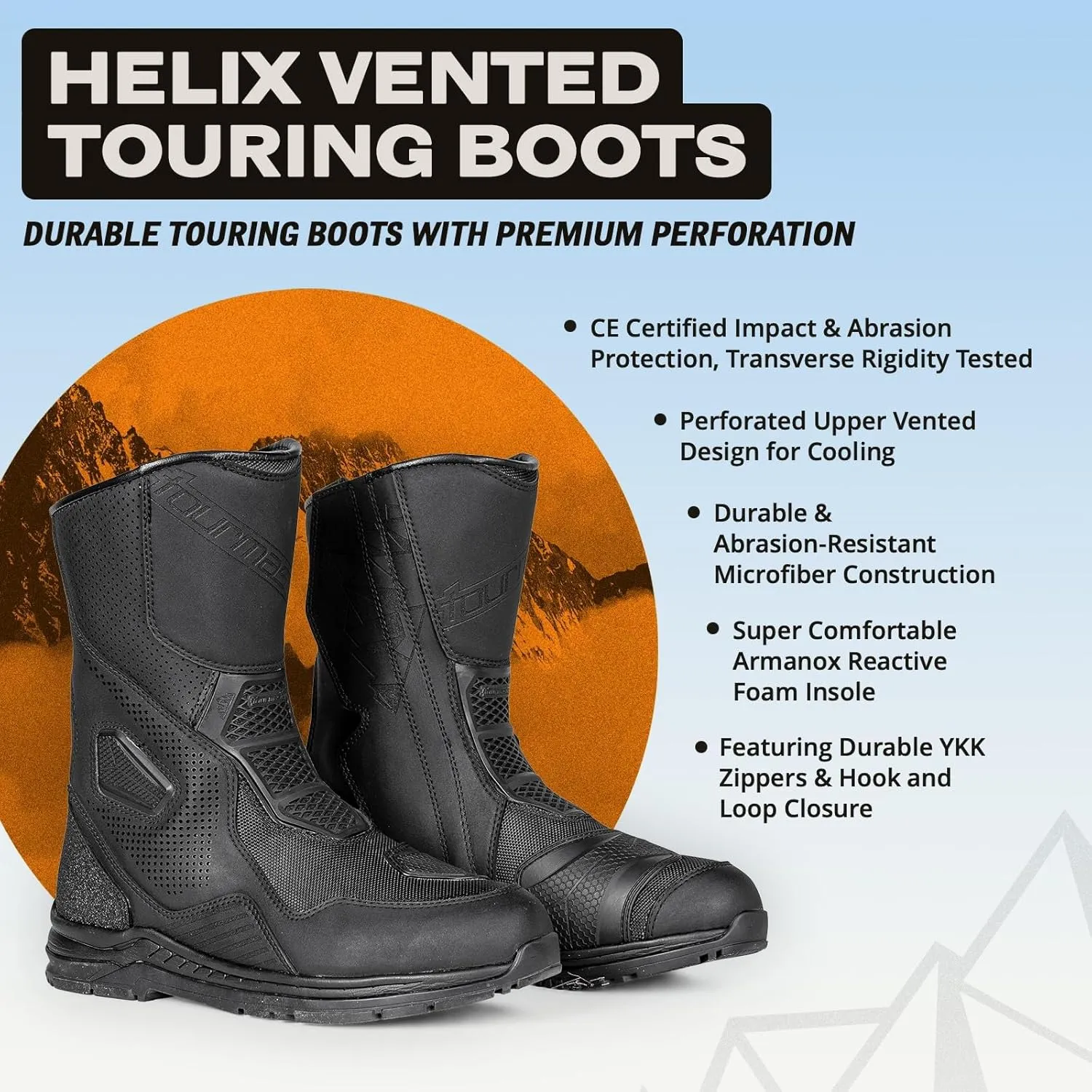 Tourmaster Helix Vented Touring Boots