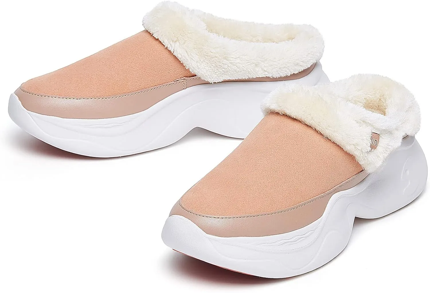 UIN Women's Mules Fashion Comfort Travel Art Painted Chunky Shoes Wide Toe Casual Household Slippers Slip On Loafers