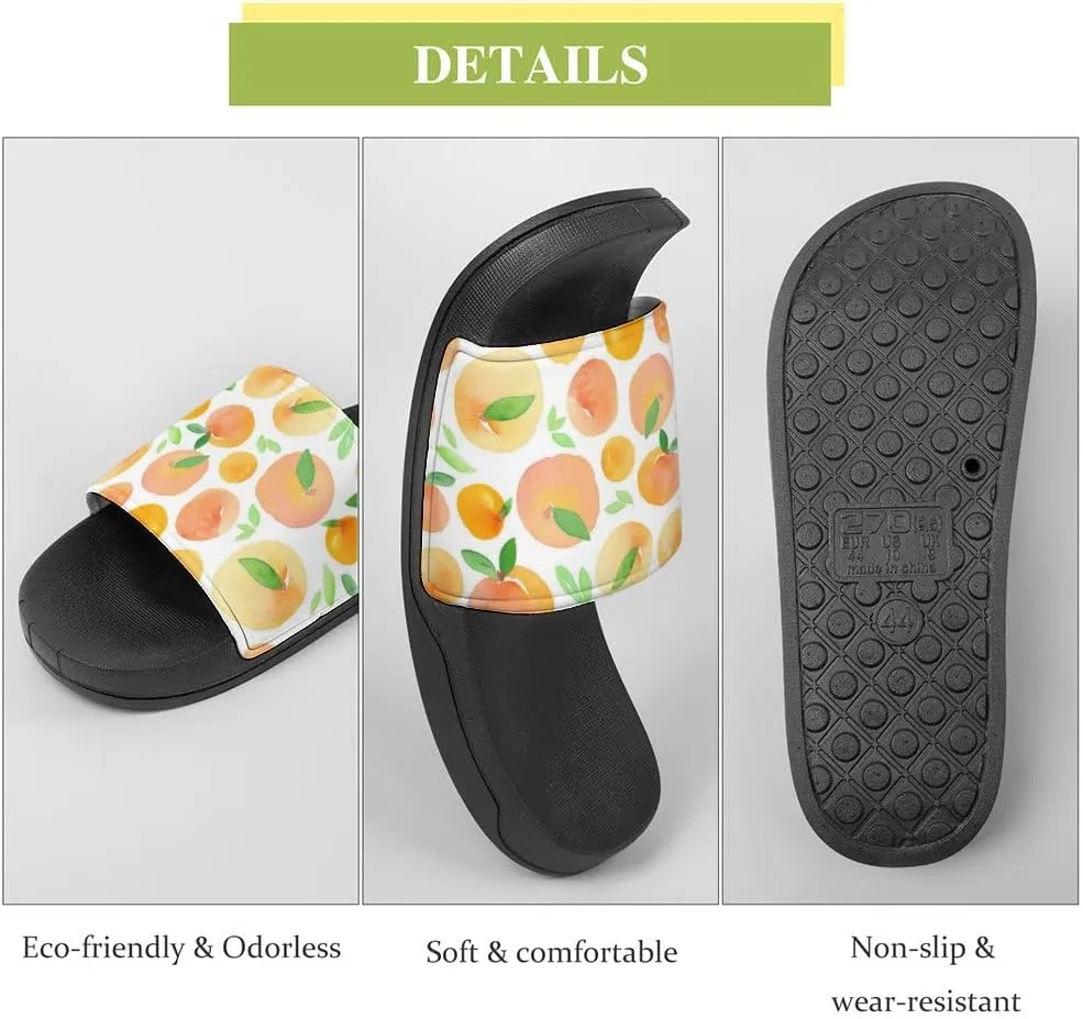 Unisex Slides for Women Men, Comfortable Slippers Slides, Non-slip Shower Shoes House Fashion Thick for Indoor & Outdoor（23060705）