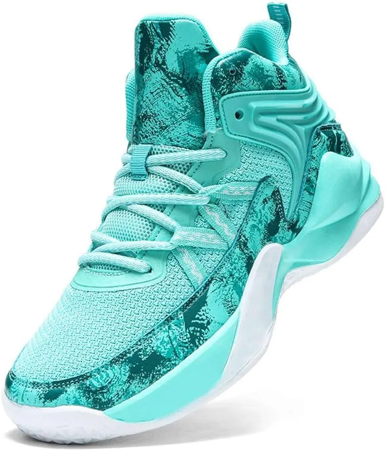 Unisex's High Top Lightweight Fly-Weaving Running Jogging Sneakers Sports Tennis Basketball Shoes