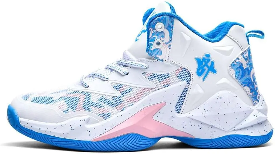 VAXAV Unisex High Top Basketball Shoes Outdoor Sports Sneakers Athletic Running Tennis Shoes