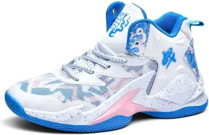 VAXAV Unisex High Top Basketball Shoes Outdoor Sports Sneakers Athletic Running Tennis Shoes