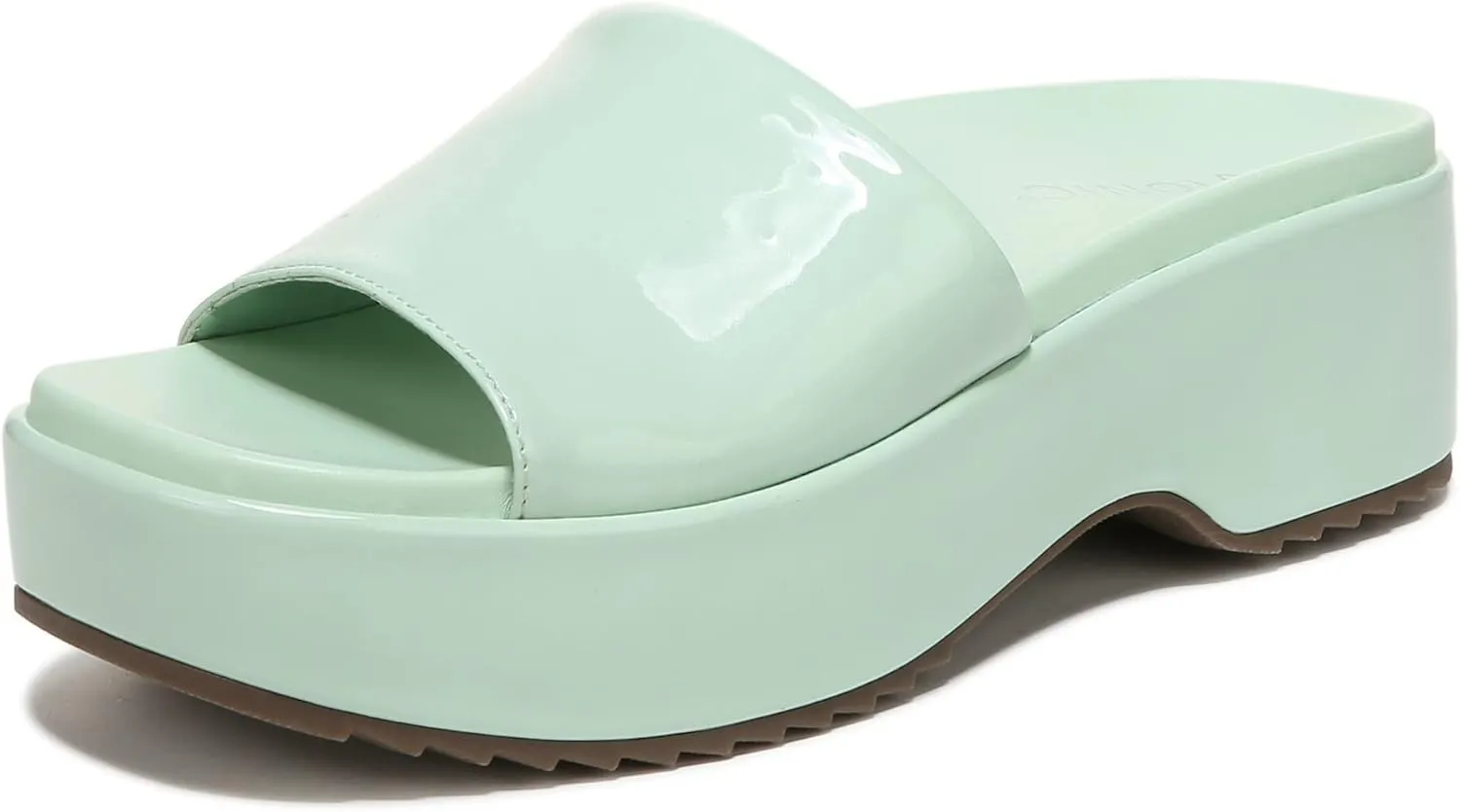 Vionic Women's Plateau Trista Slide Platform Sandal -Supportive Slide That Includes an Orthotic Insole and Cushioned Outsole for Arch Support, Medium Fit, Sizes 5-11