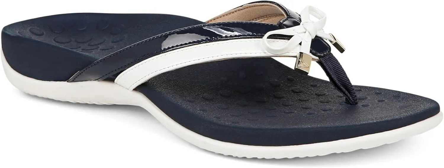 Vionic Women's Rest Bella X Flip Flop-Comfotable Slide On Toe Posts Sandals with Orthotic Insole Arch Support, Medium and Wide Widths, Sizes 5-11, Women's Sandals