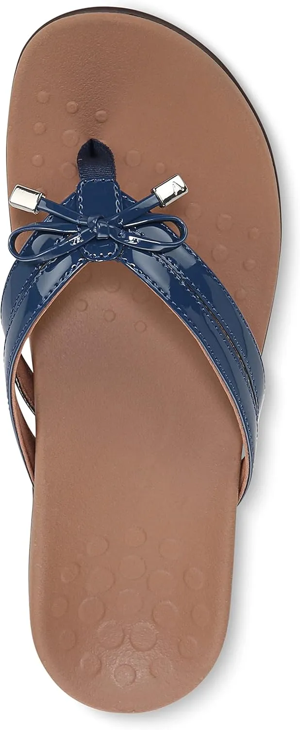 Vionic Women's Rest Bella X Flip Flop-Comfotable Slide On Toe Posts Sandals with Orthotic Insole Arch Support, Medium and Wide Widths, Sizes 5-11, Women's Sandals