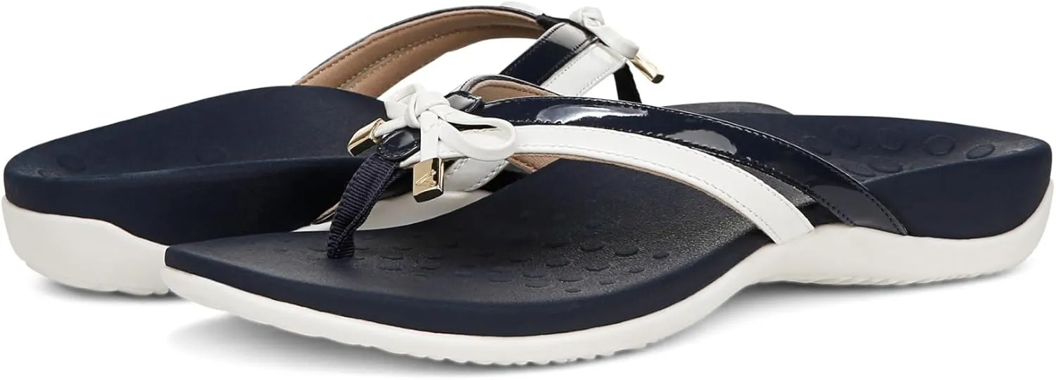 Vionic Women's Rest Bella X Flip Flop-Comfotable Slide On Toe Posts Sandals with Orthotic Insole Arch Support, Medium and Wide Widths, Sizes 5-11, Women's Sandals